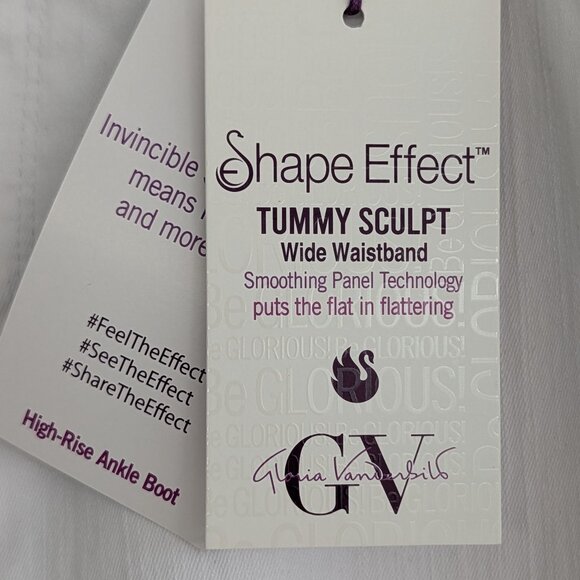 Gloria Vanderbilt Shape Effect Tummy Sculpt Jeans White Size 16 $20.00 NWT - Picture 7 of 13